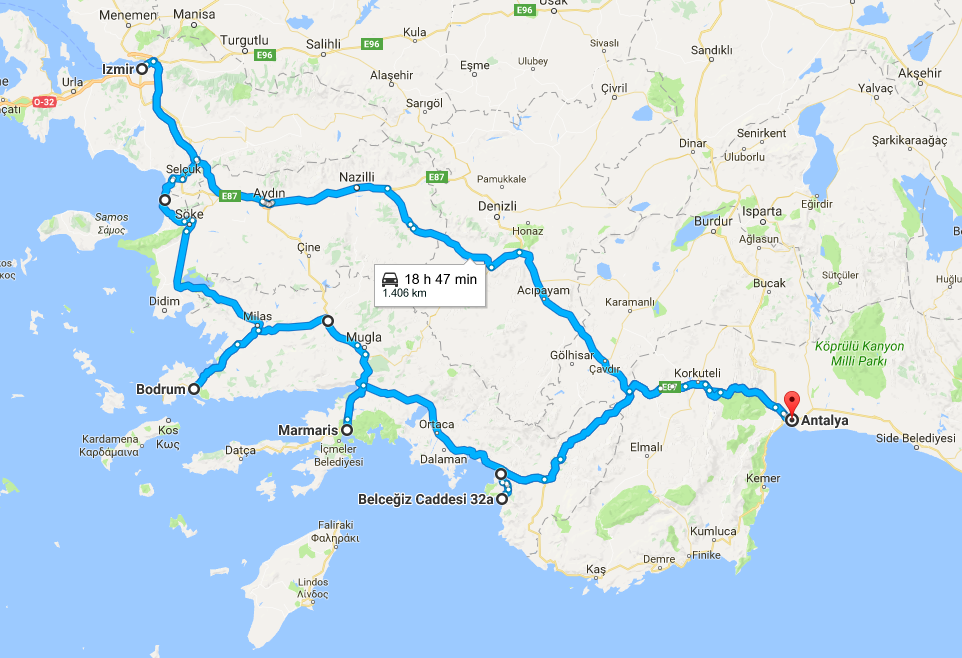 road trip in turkey