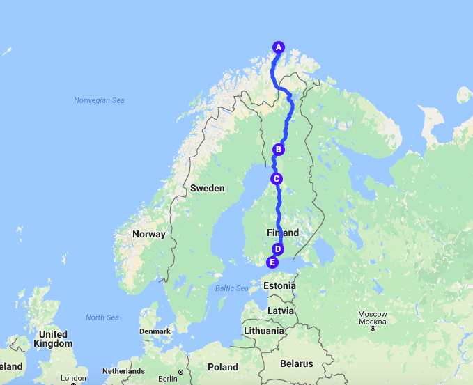 Finland road trip